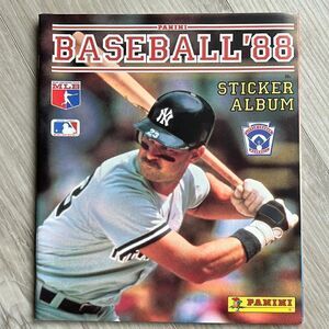 Vintage 1988 PANINI MLB BASEBALL STICKER ALBUM DON MATTINGLY Never Used!